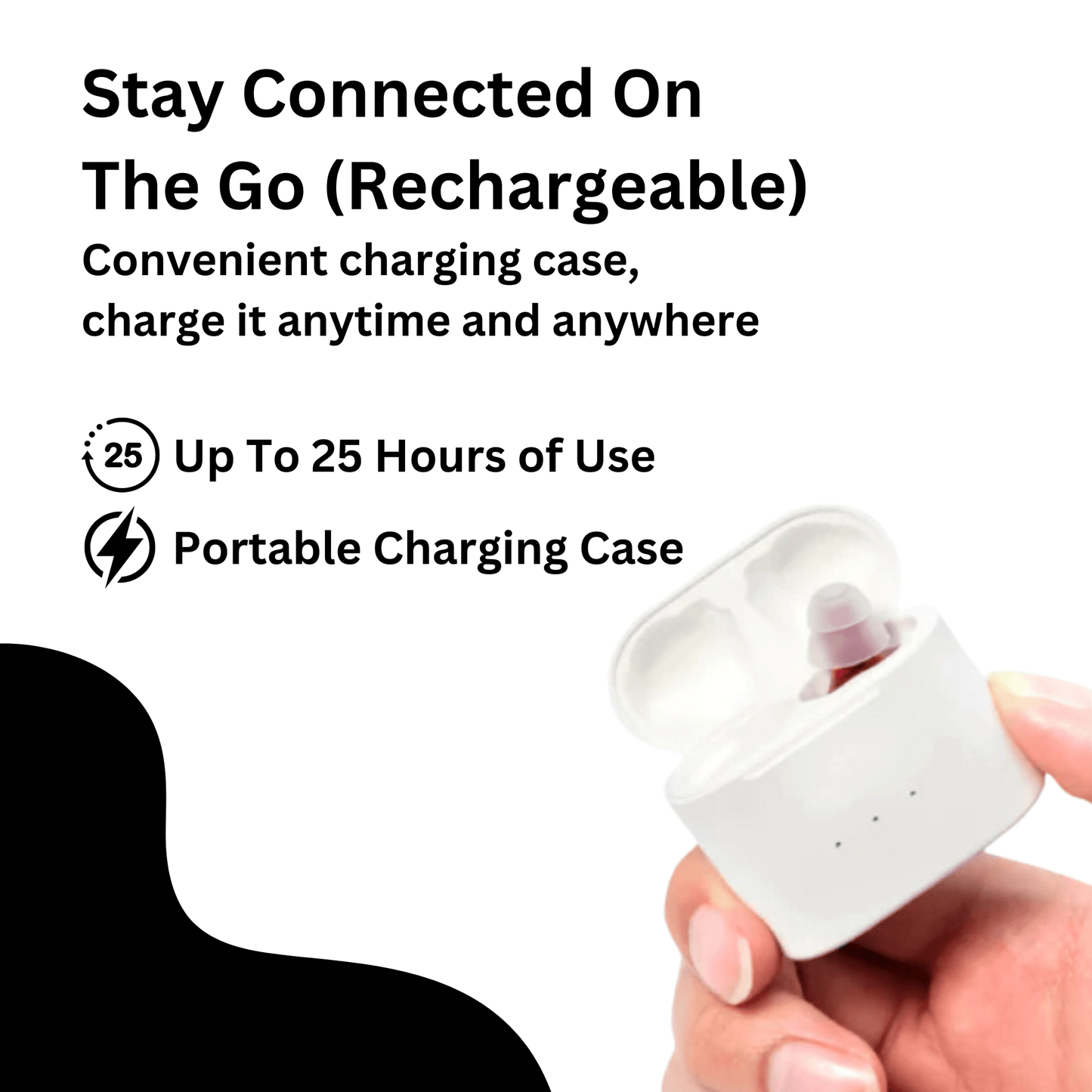 HearWithUs™ CIC Invisible Rechargeable Hearing Aid - HearWithUs